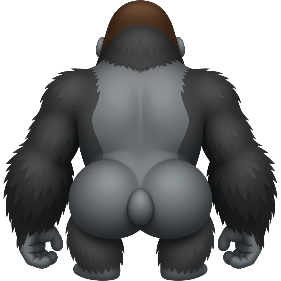 Gorilla's Butt emoji