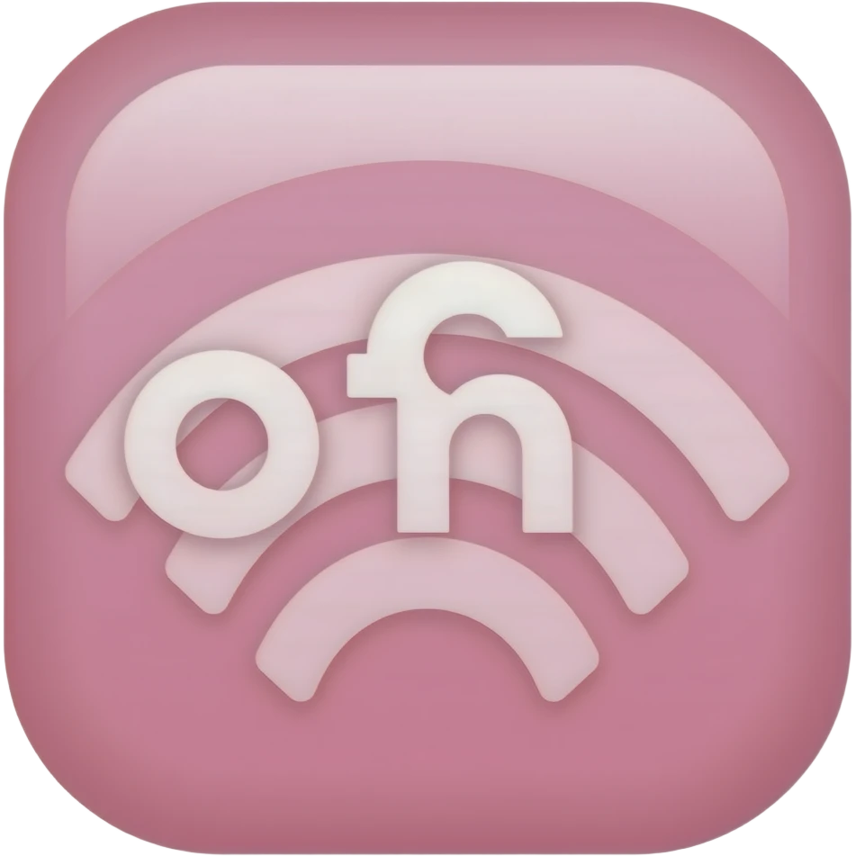 wifi pink icon emoji
