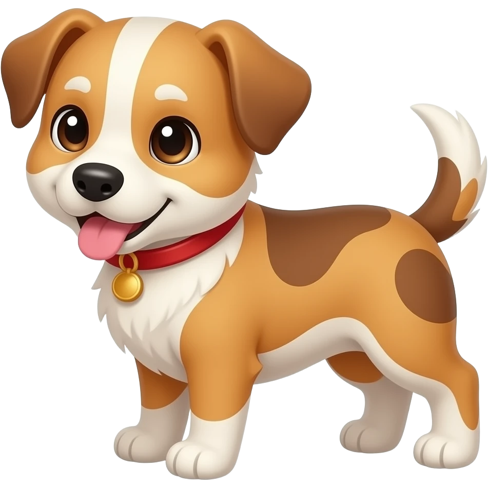 Tatlı köpek emoji