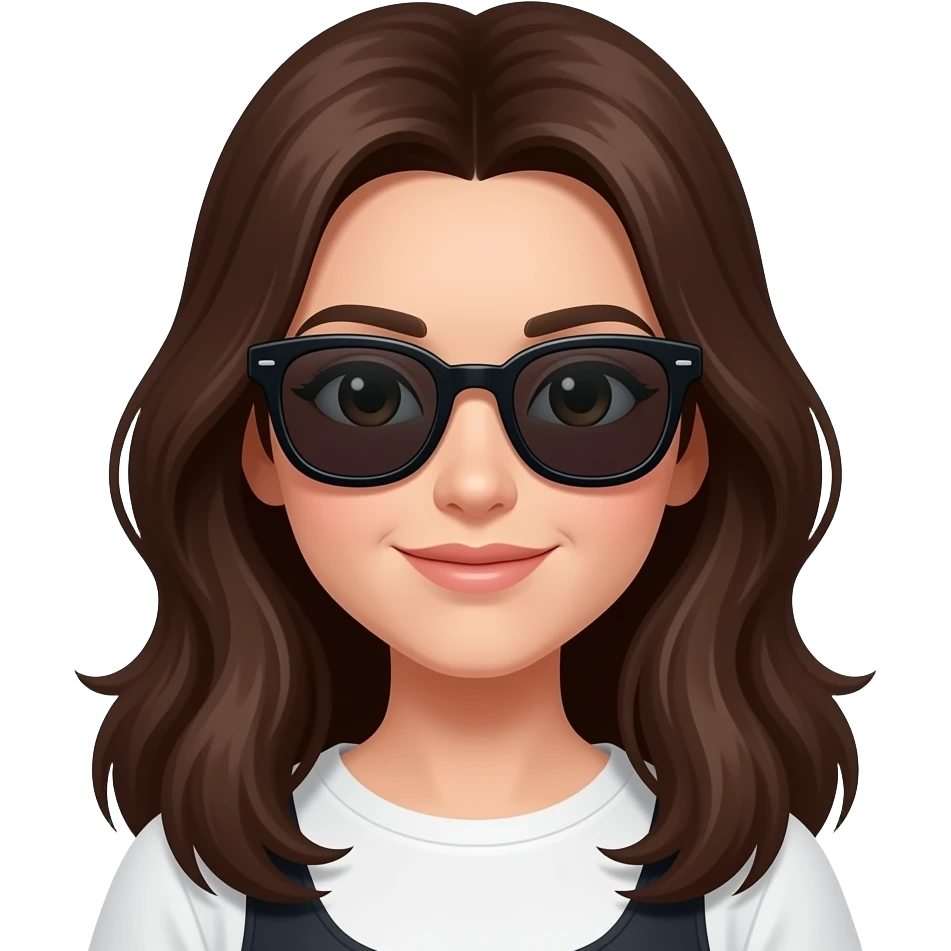 brown female sunglasses emoji