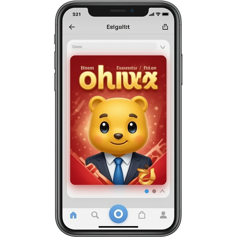 display ads in app , red color emoji