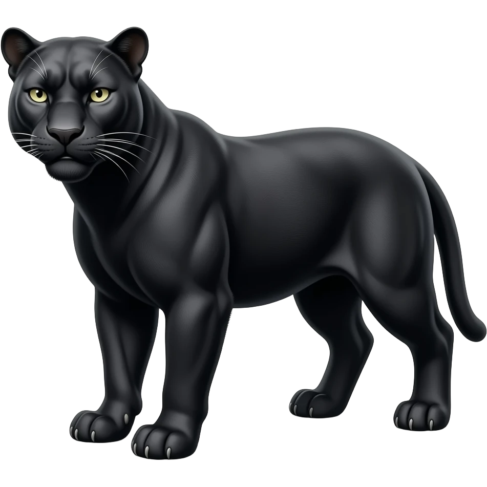 black panther emoji realistic emoji