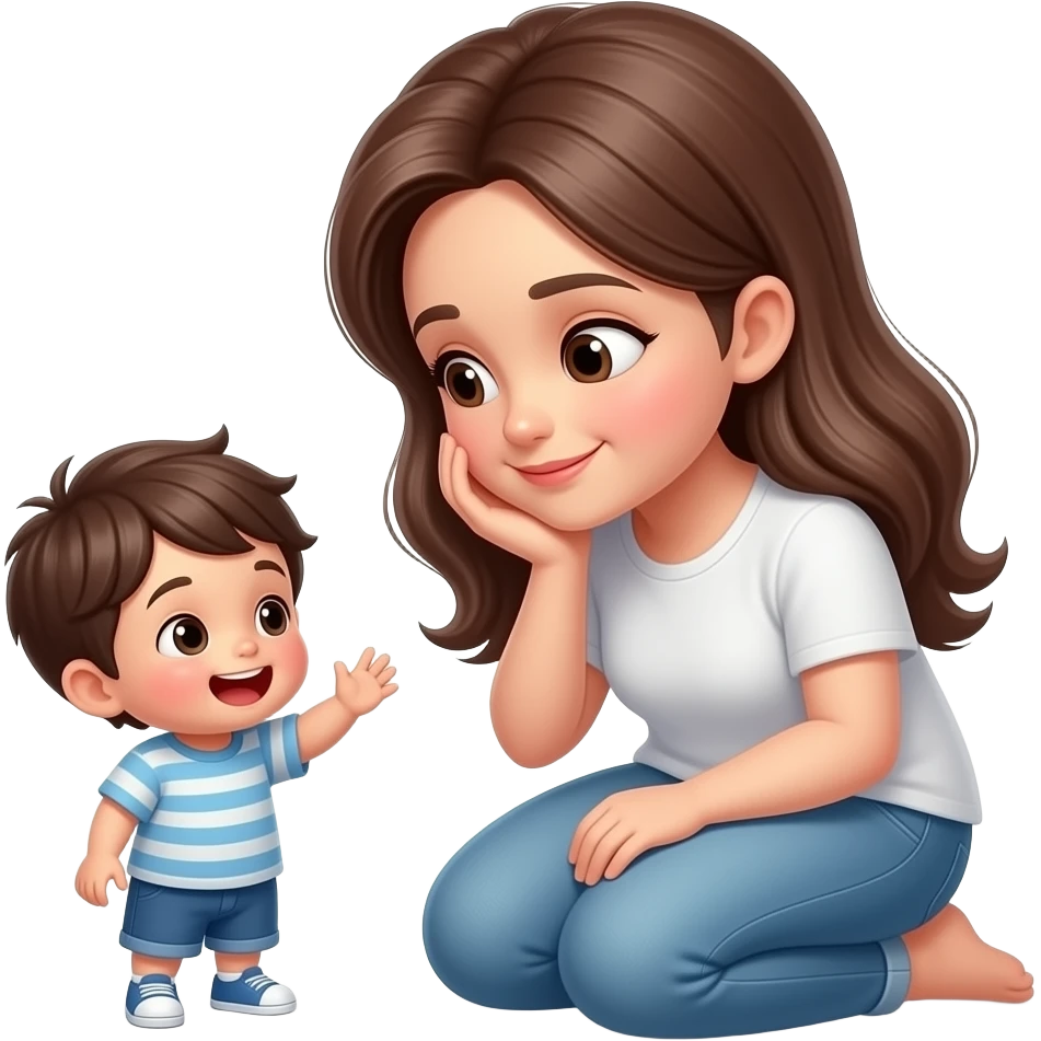 پسر بچه درحال عن کردن در دهن مادرش emoji
