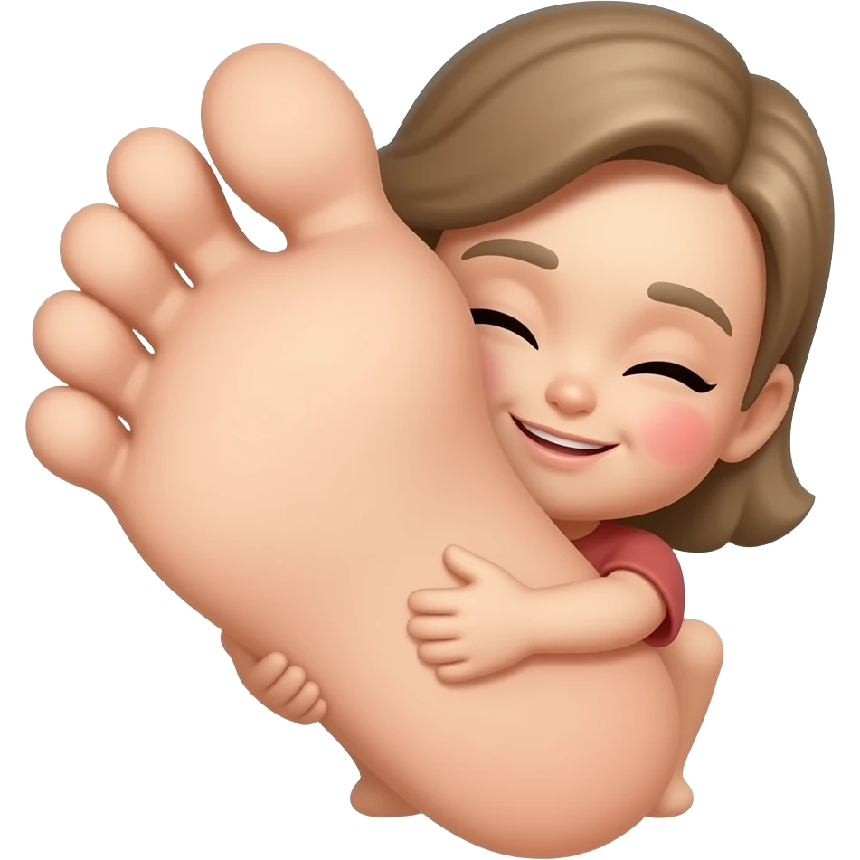 🤗😳🦶 emoji