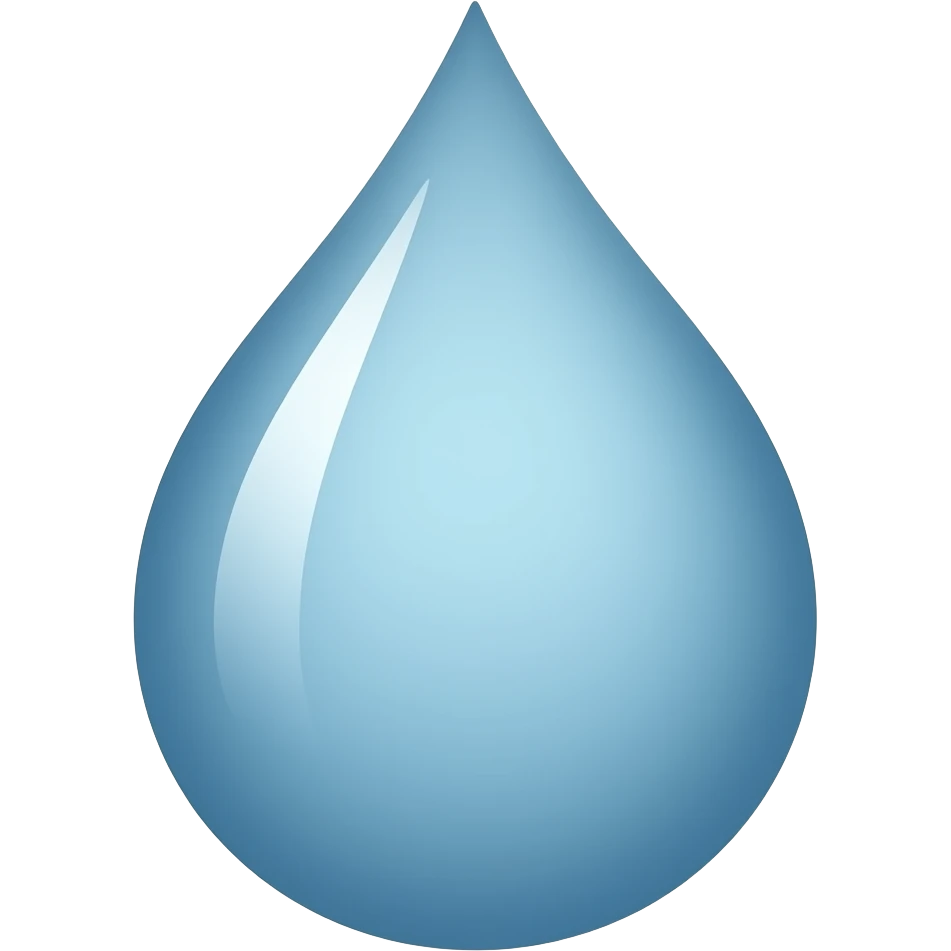 water drop emoji