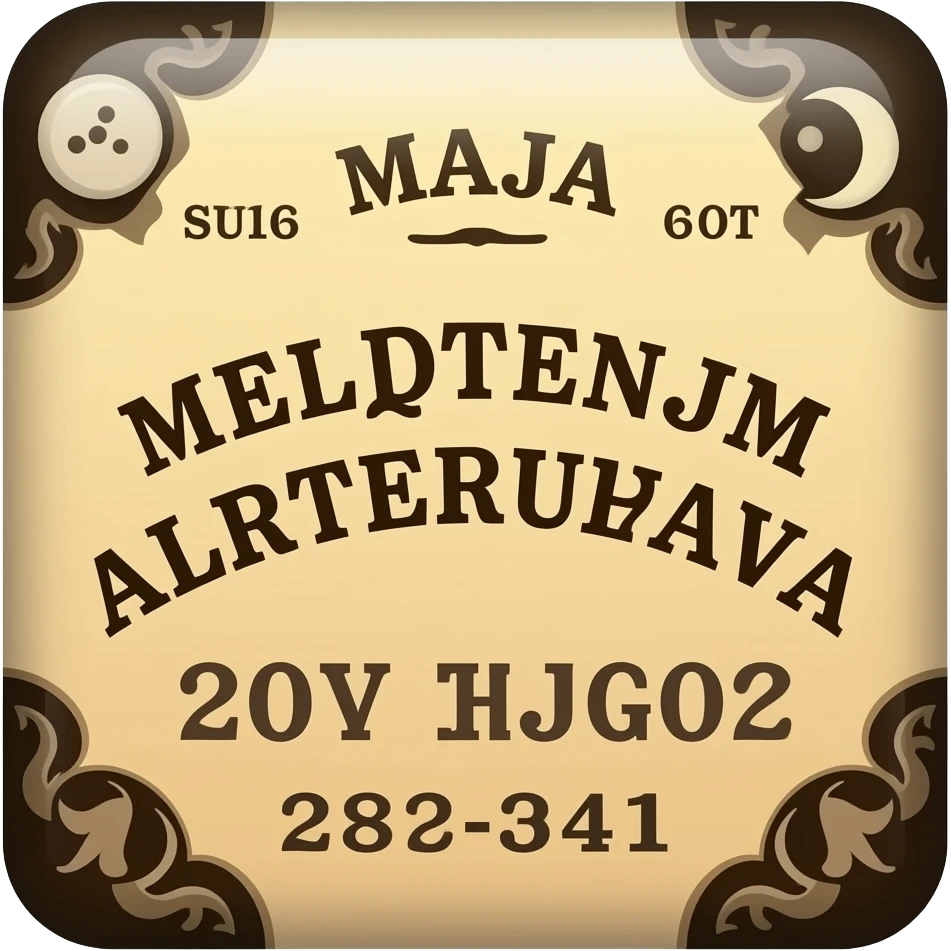 Ouija board emoji