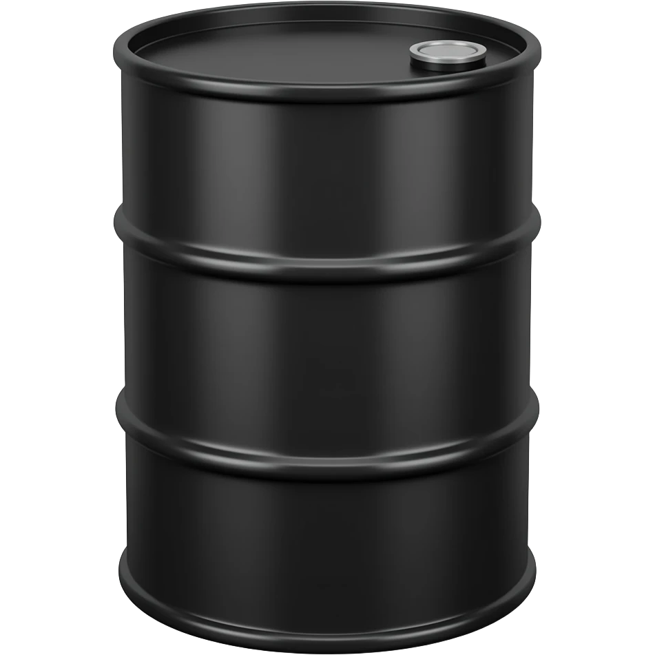 barril de petroleo negro emoji