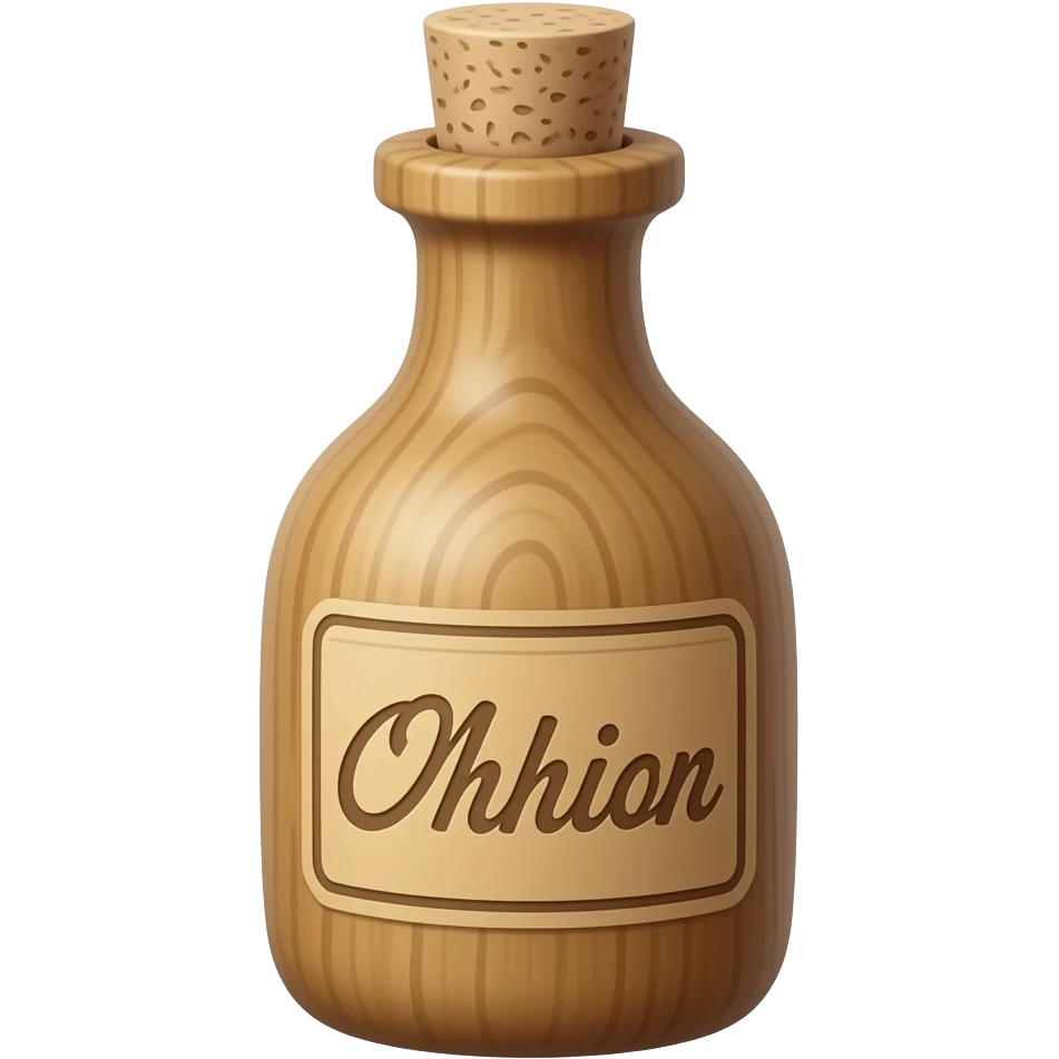wood based medicine bottle emoji