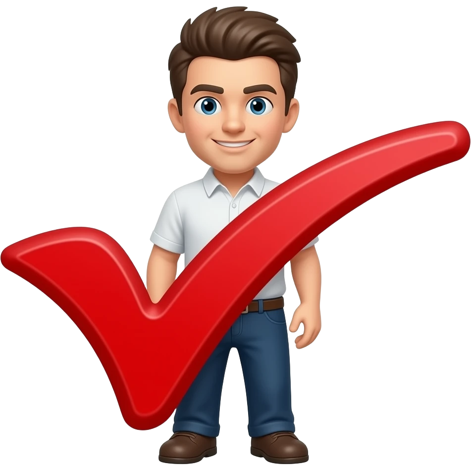 Red Tick emoji