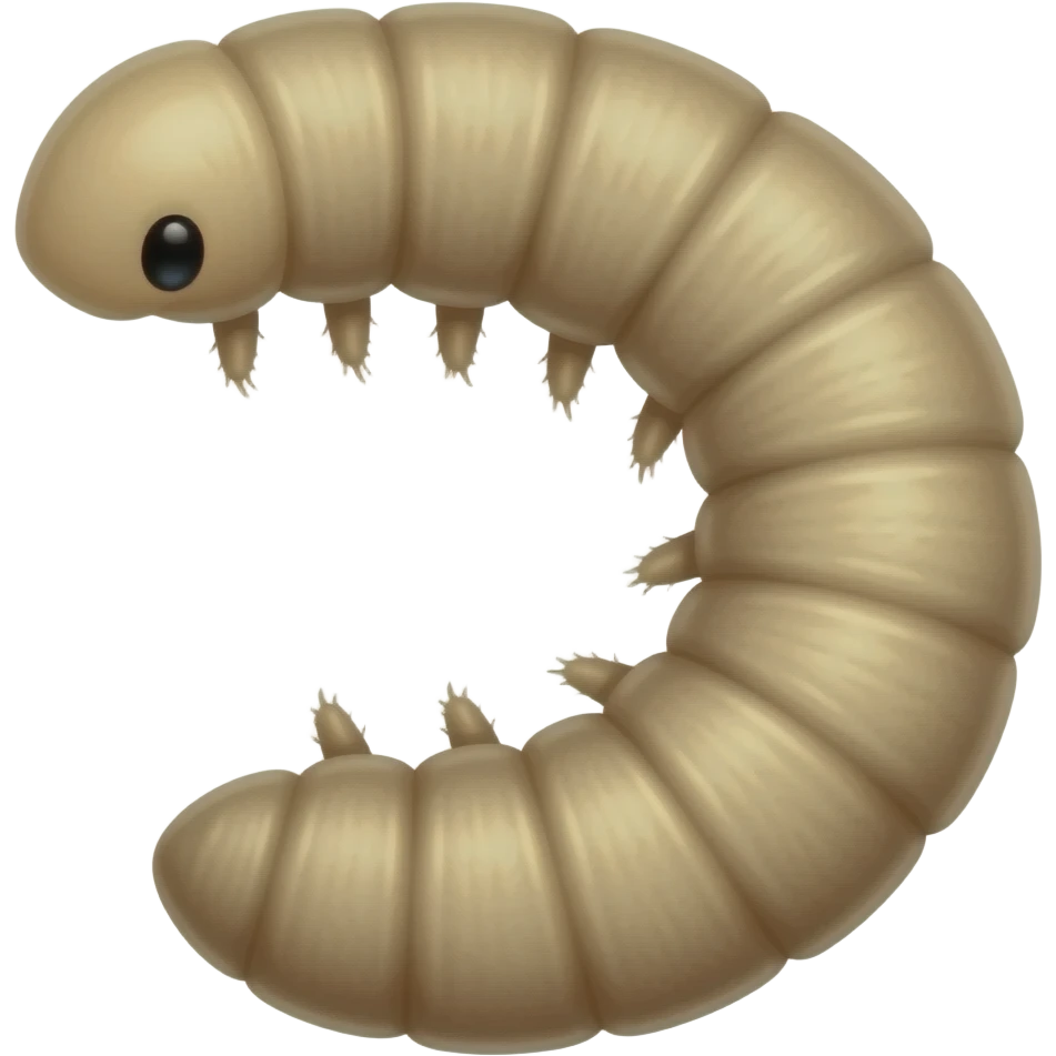 Mealworm life cycle emoji