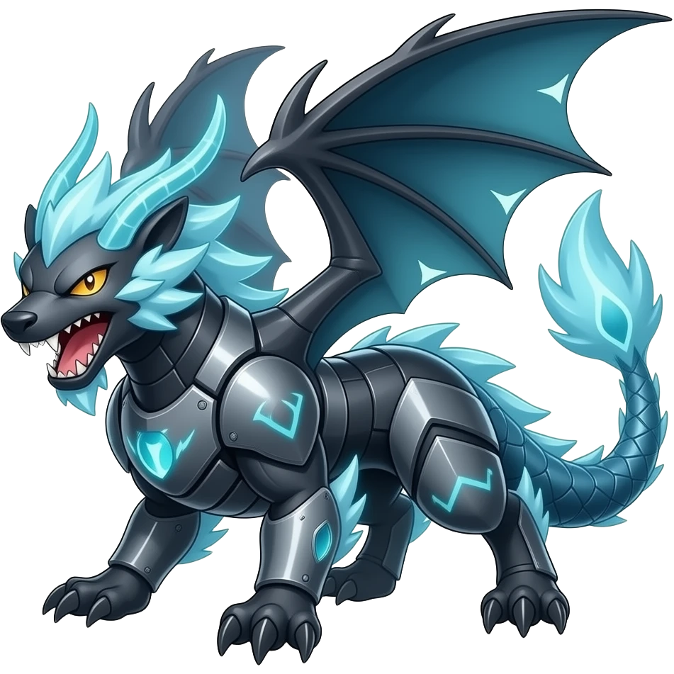 Luxray-Manectric-Kyurem-Darkrai-Genesect-Exveemon-animal-hybrid emoji