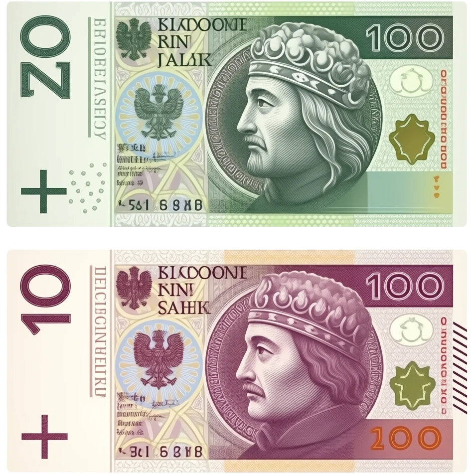 pieniądze w walucie polski złoty emoji