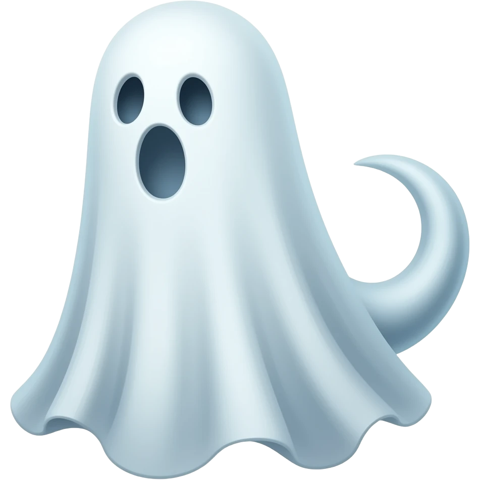Ghost tail emoji