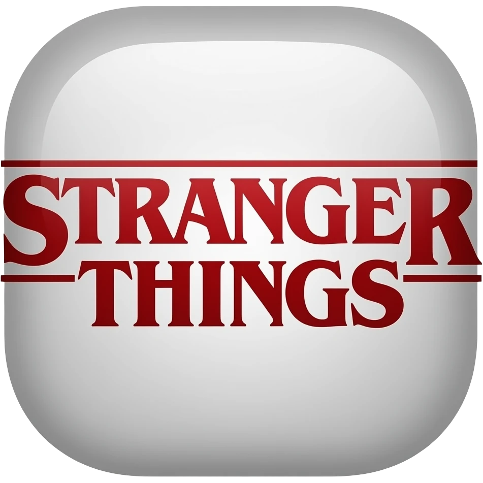 logo Serials "Stranger Things" emoji