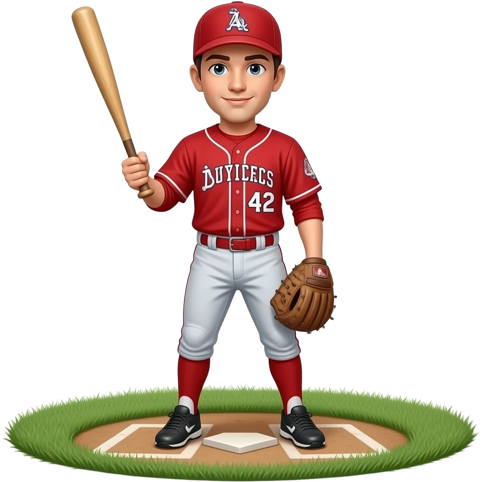 Baseball player emoji