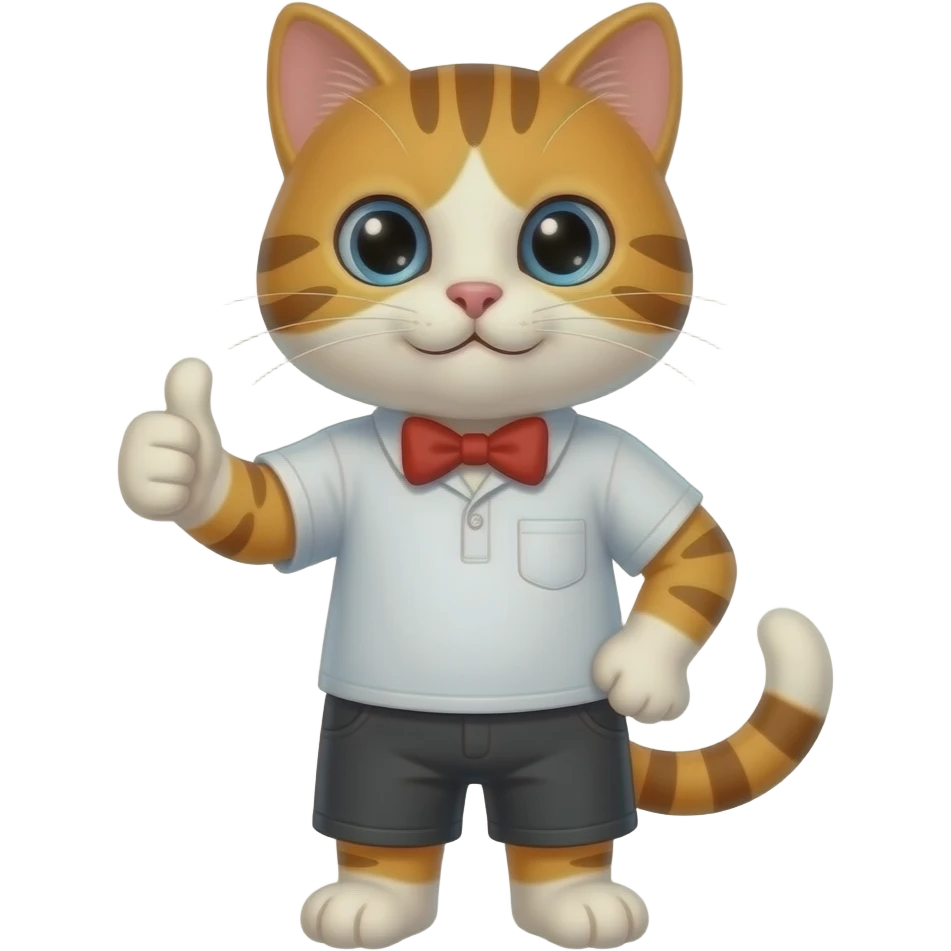 Thumbs up cat emoji