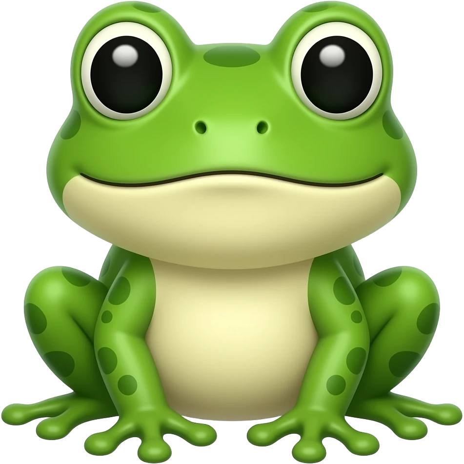 green frog emoji