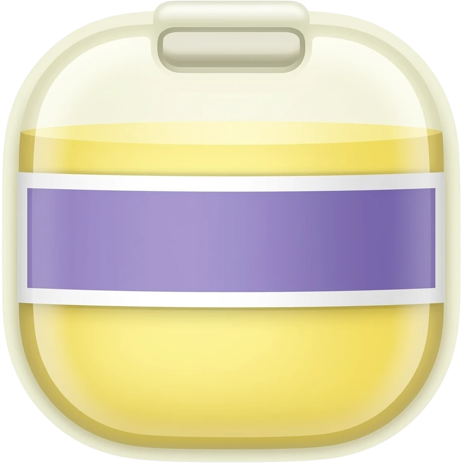 enteral fluids infusion yellow with purple label emoji