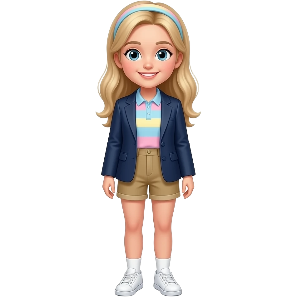 girl that is preppy emoji