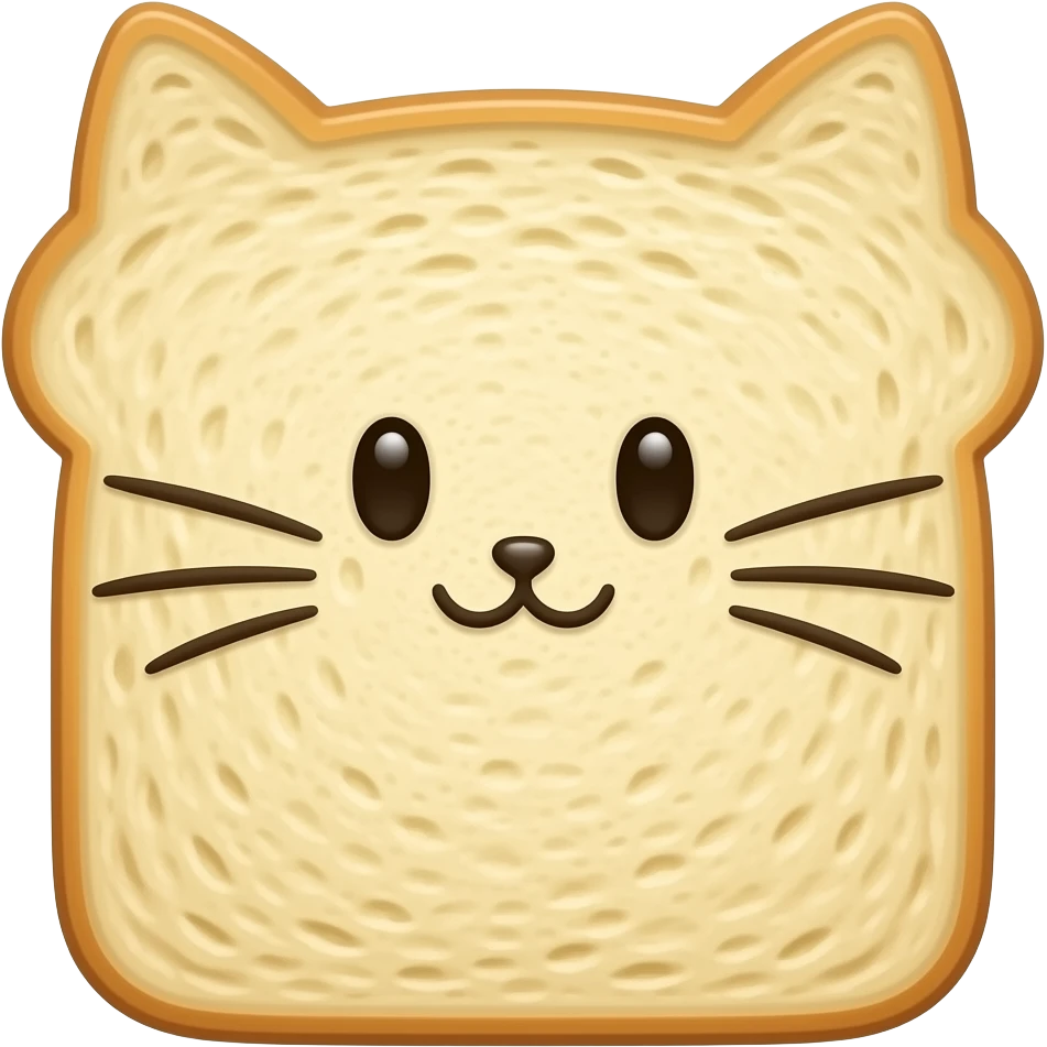 Cat bread emoji