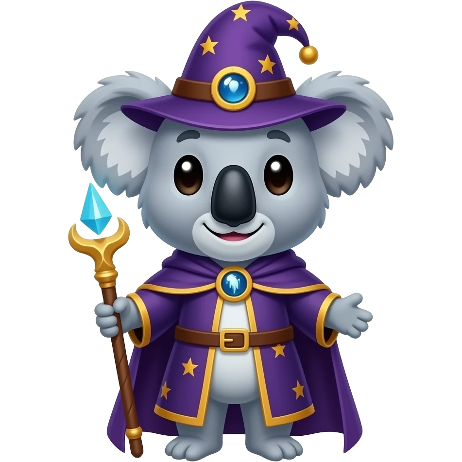 koala wizard emoji