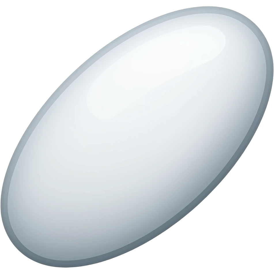Elliptical diagonal view emoji
