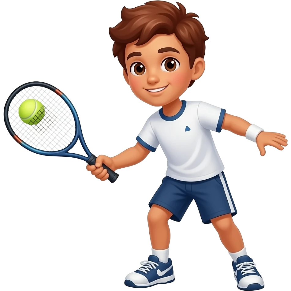 Un garçon avec des redlock métisse et deux brunes un peu bronzer qui joue au padel emoji