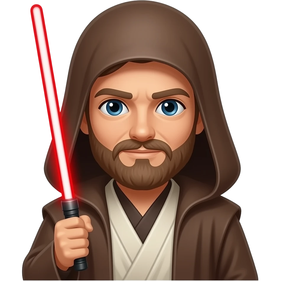 jedi laser red emoji