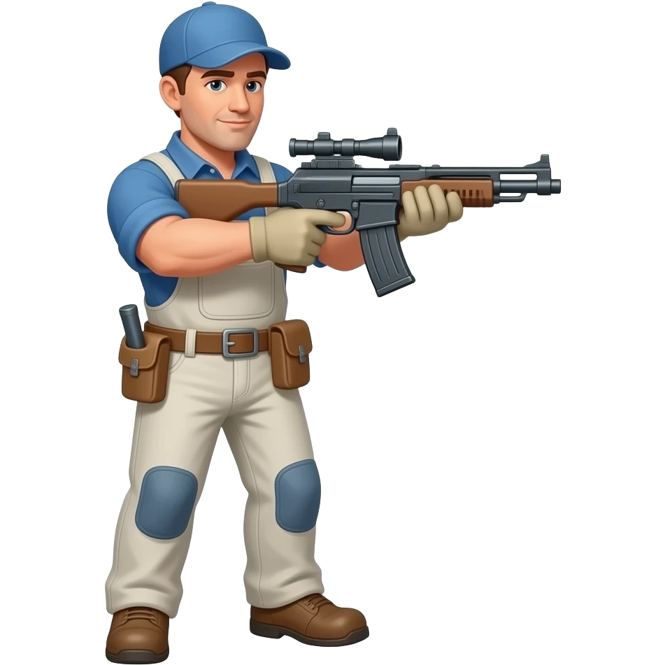 Гранатометник стріляє emoji