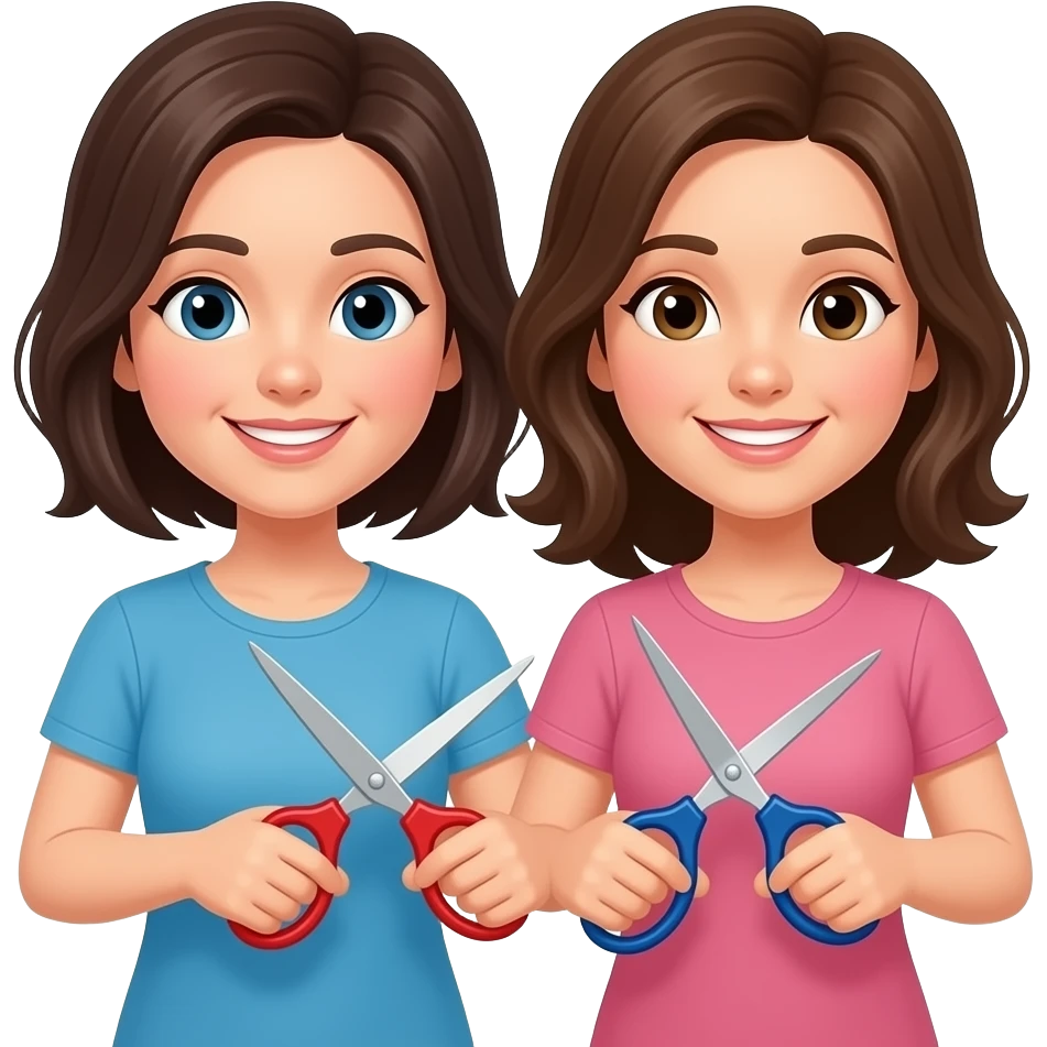 Scissoring emoji
