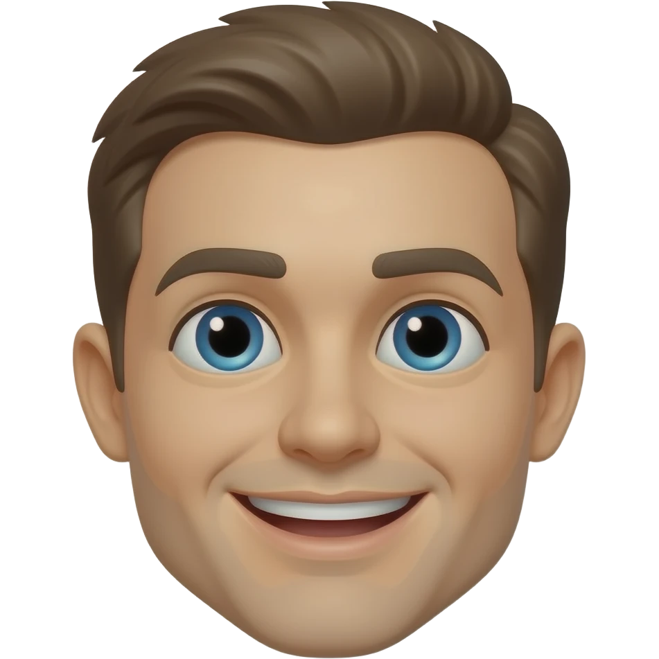 눈동자를 위로 눈웃음 짓는 얼굴 emoji
