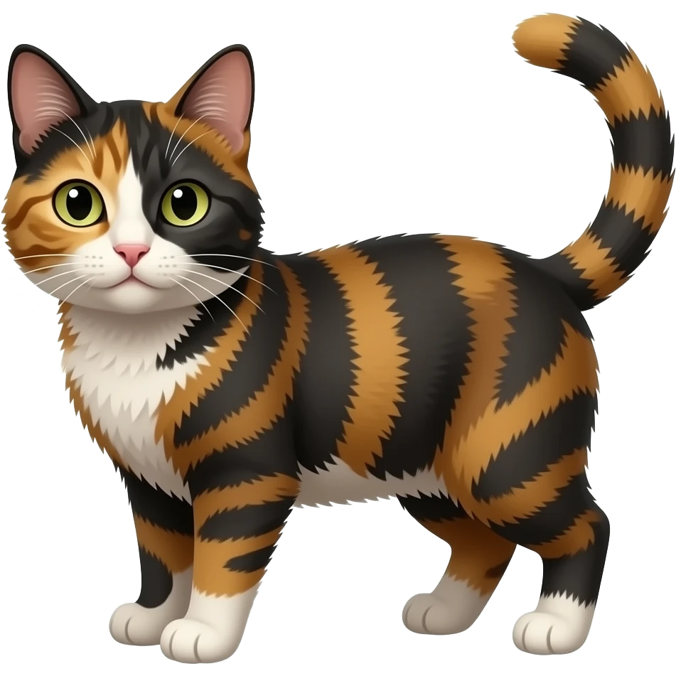 tortoiseshell cat emoji