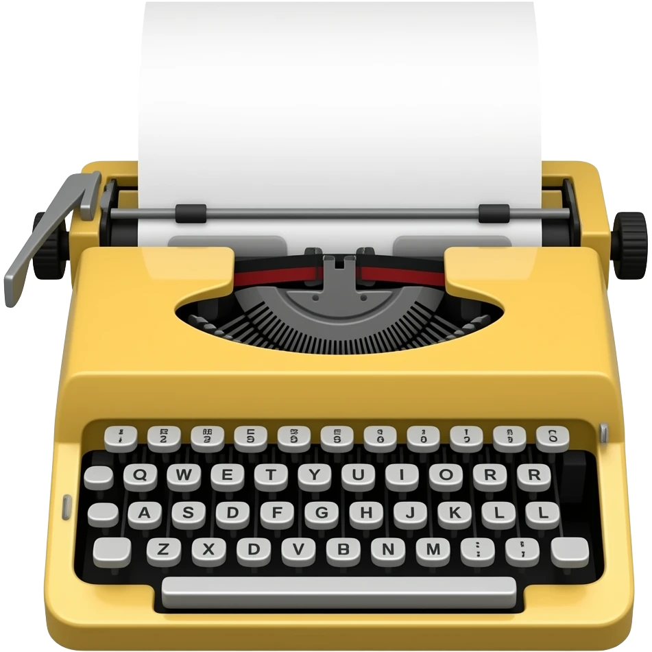 Typewriter emoji