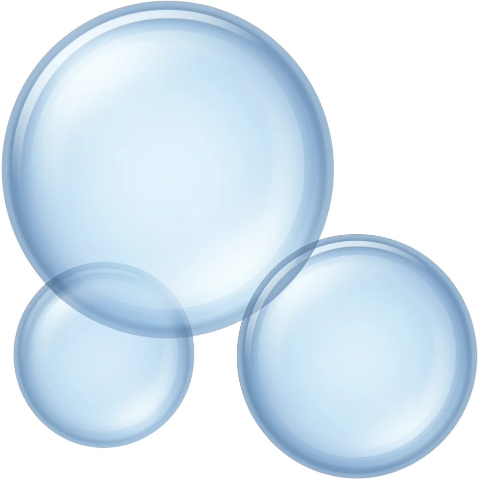 3 bubbles emoji