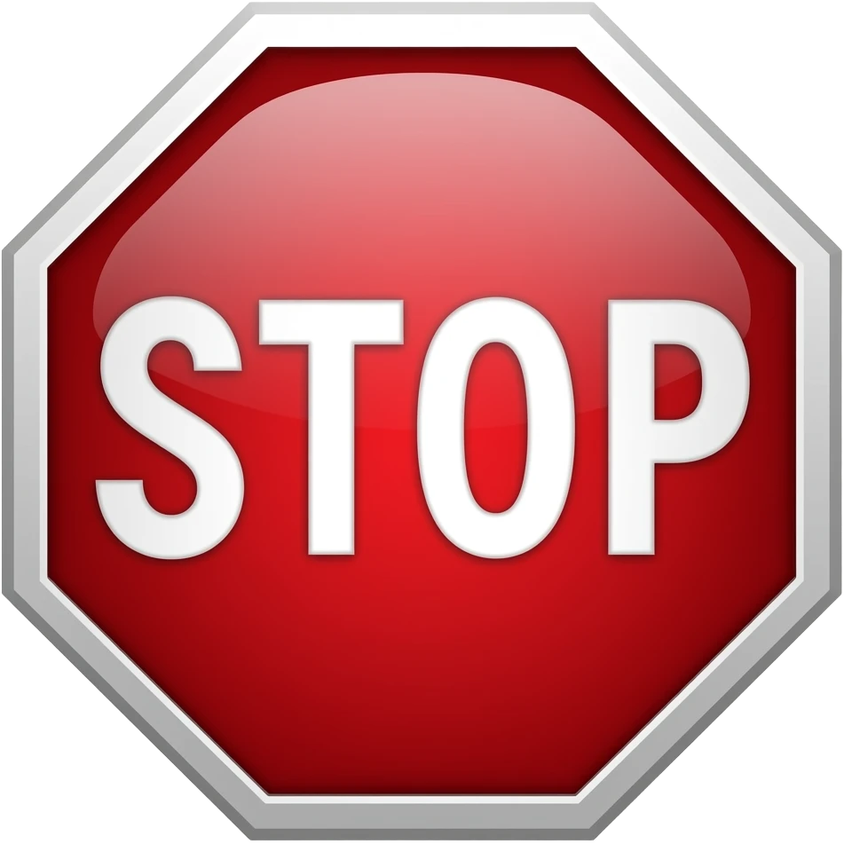 Stop Sign emoji
