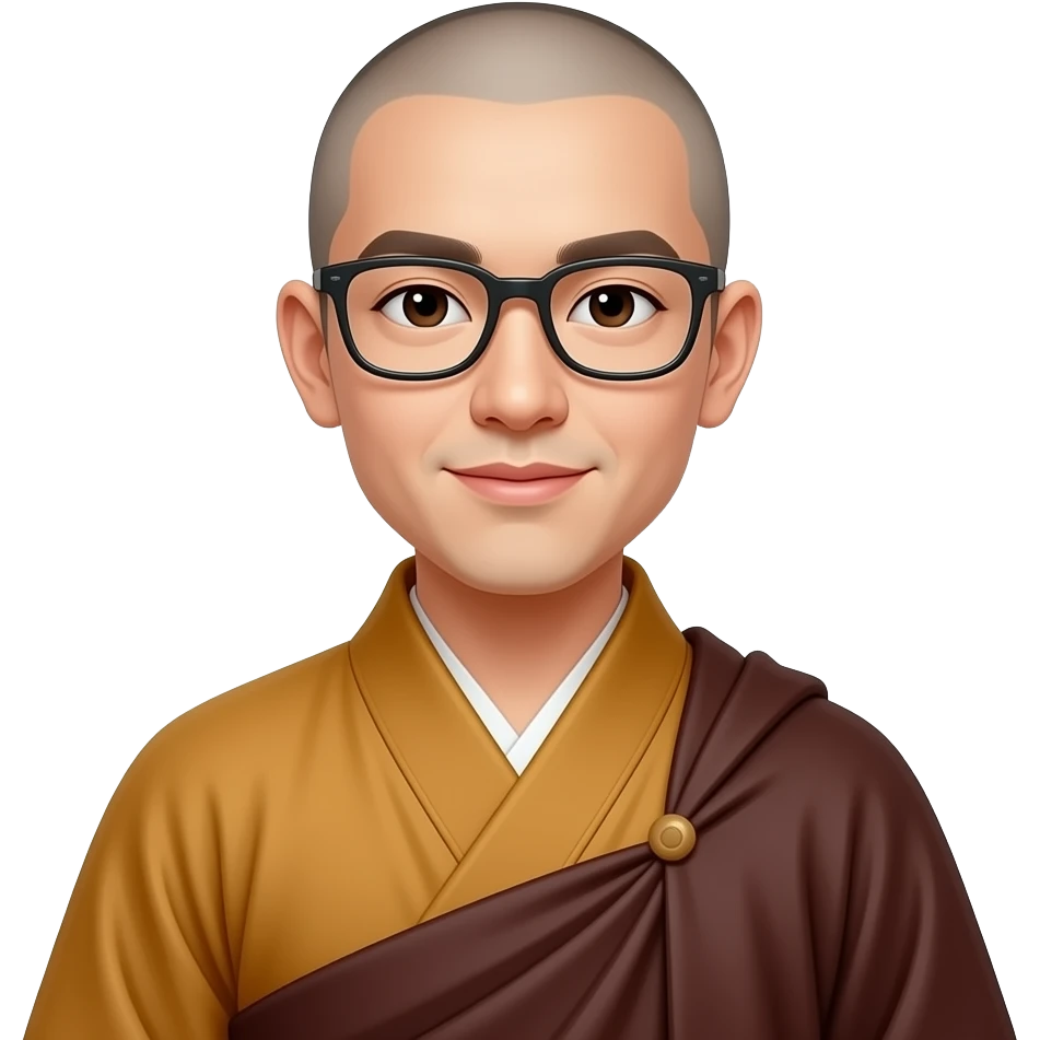 加入和尚嘅衣服，youtube近我上傳本人嘅照片，用翻中式和相嘅服飾，唔需要眼鏡。 emoji