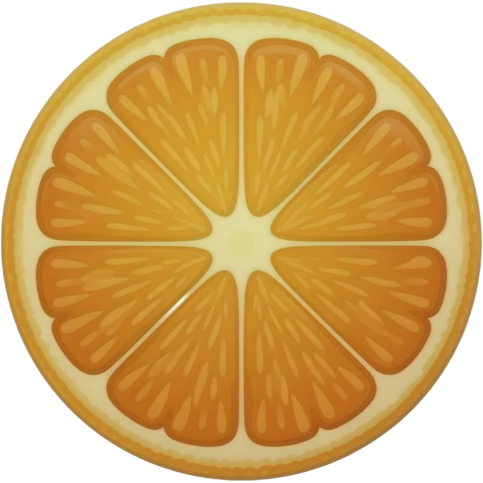 Апельсиновая крошка emoji