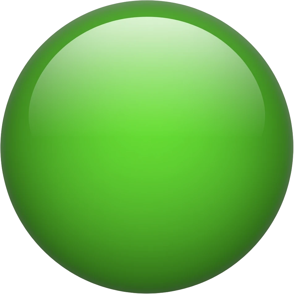 circulo verde emoji