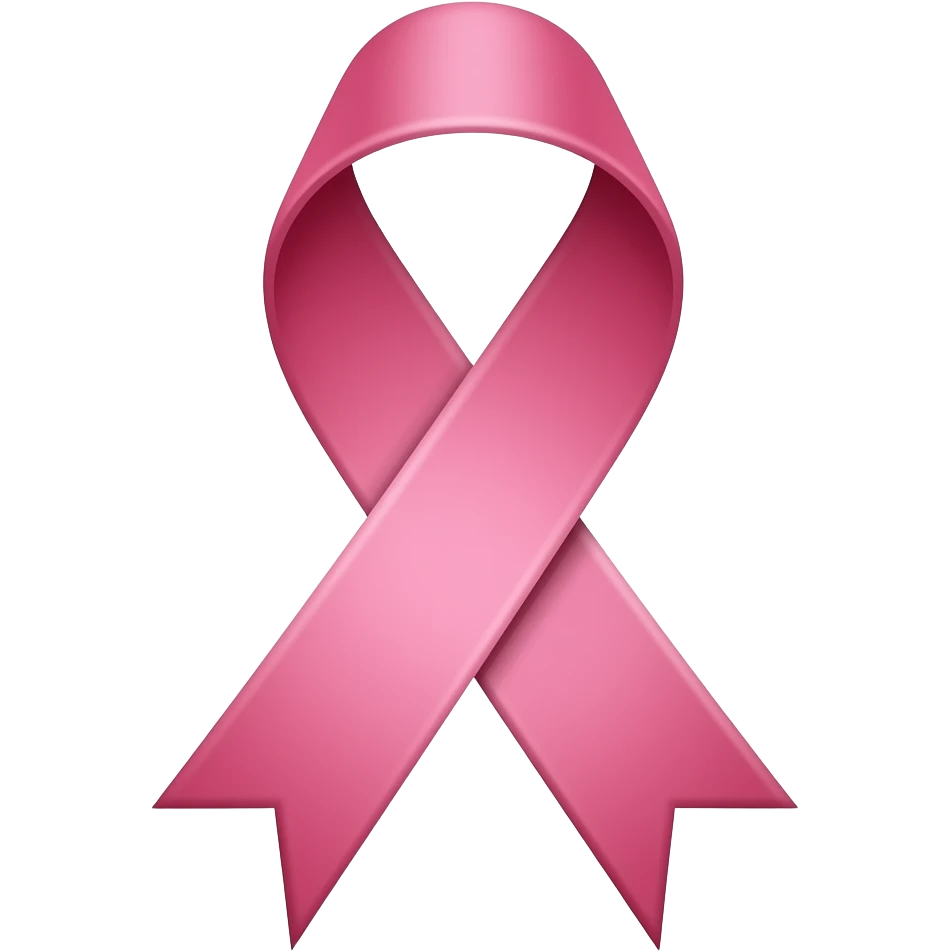 Pink ribbon emoji