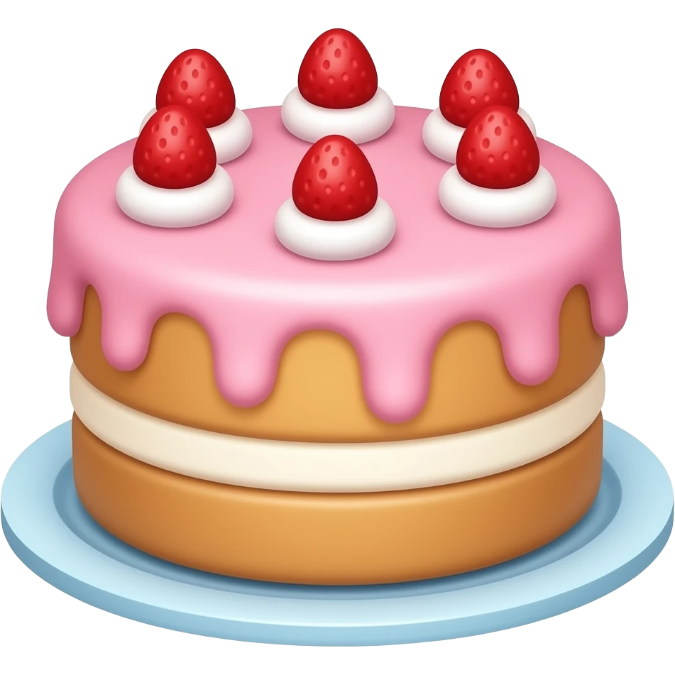 I want a cake  emoji emoji