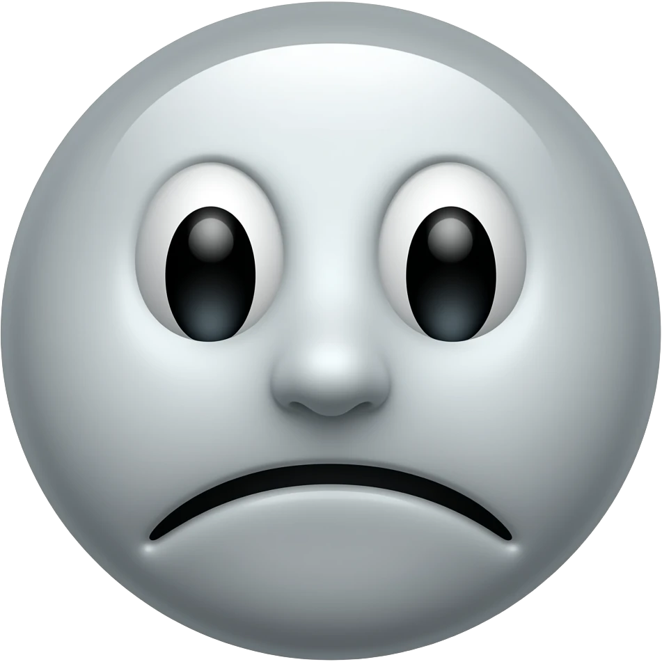 یک صورتک غمگین در حال بالا اوردن و مردن emoji
