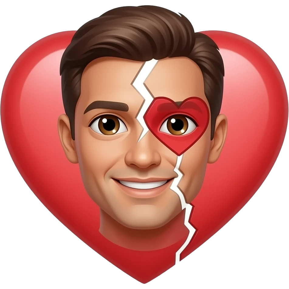 😍+💔 emoji