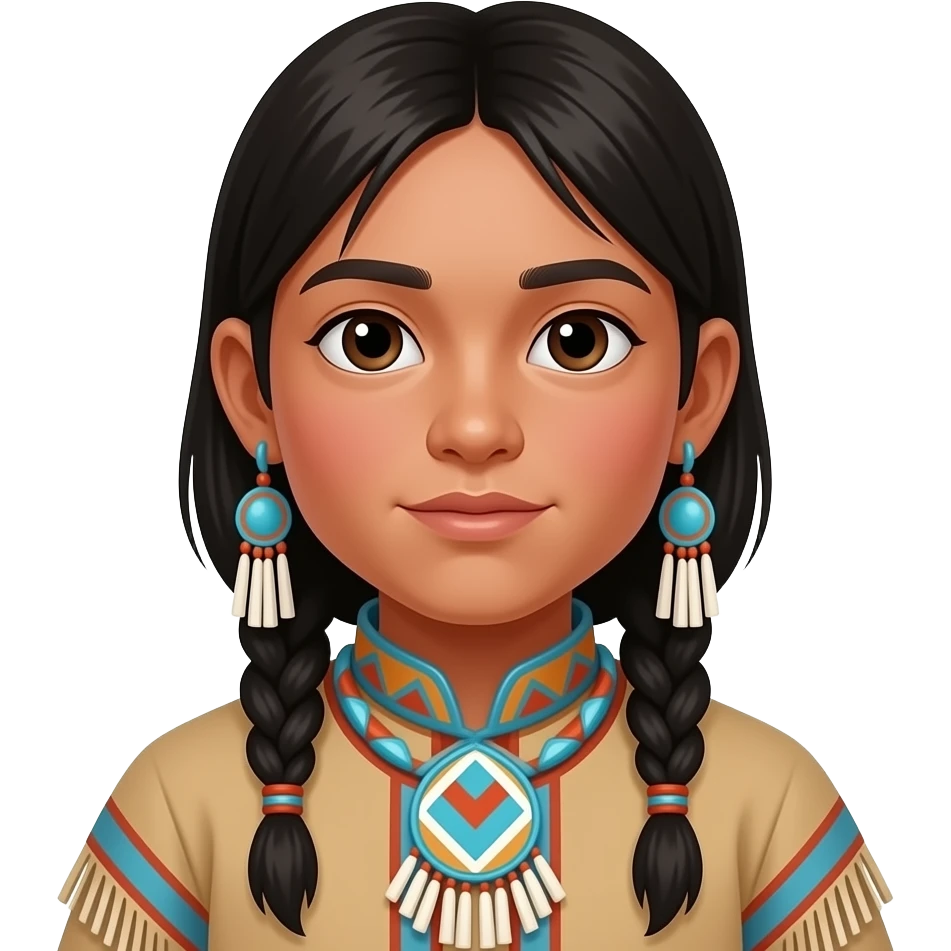 Native American young boy emoji