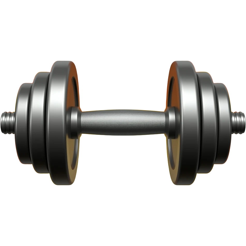 dumbell inside fire emoji