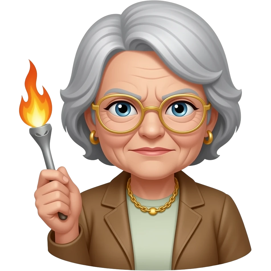 Nan From Hell     Judgemental grandmother roasting lazy behaviour. emoji
