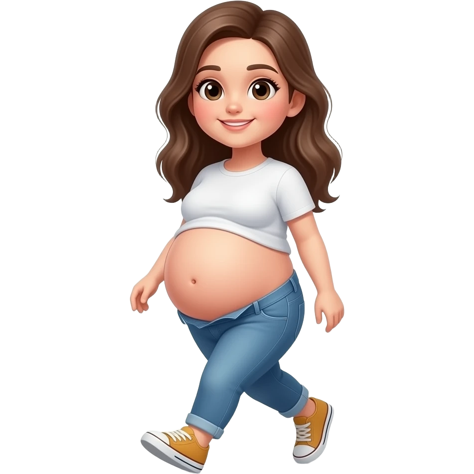 girl look at you tummy,big and full,ready to go pop,so full that a heavy fat stomach wants a gentle rub,A Bellybutton,had too much to eat,even one can’t fast but walks like one is pregnant with a baby bump sticking out and leading the way. emoji