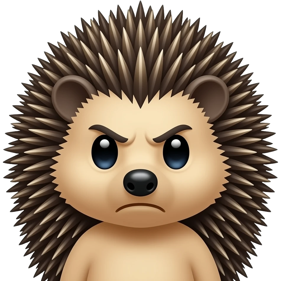 Shadow the hedgehog with frown emoji