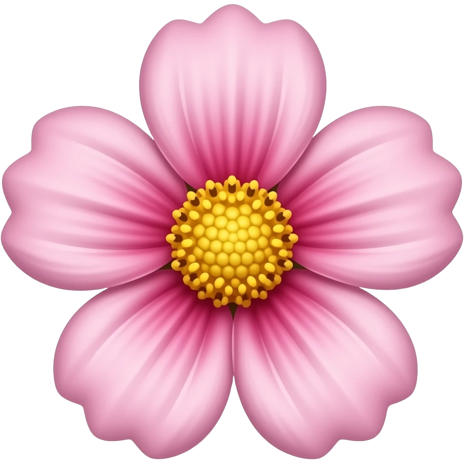 pink flower emoji