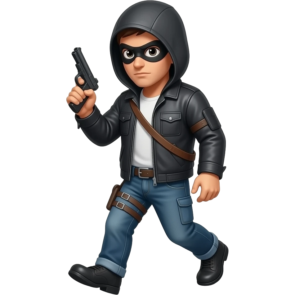 دزدلباس راه راهی emoji