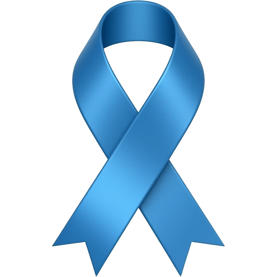 Blue ribbon emoji